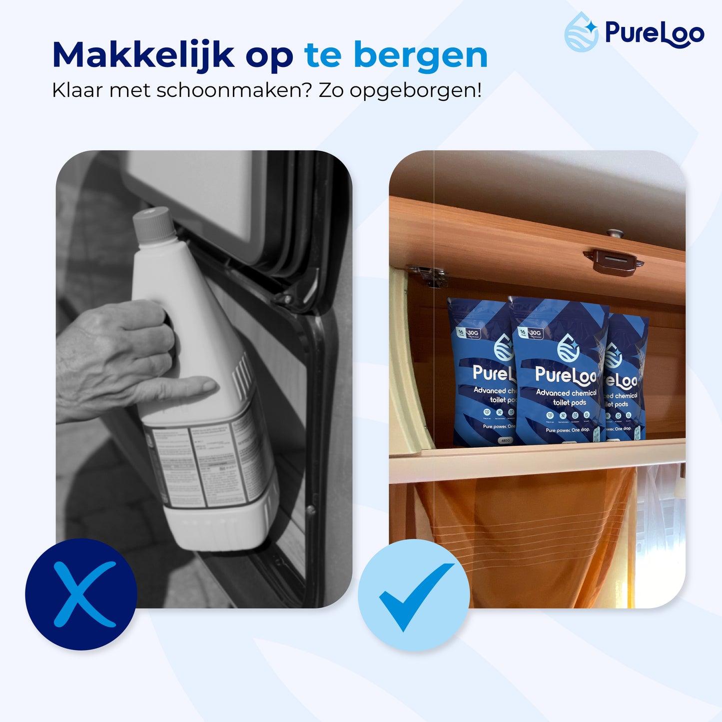 PureLoo Pod voor het chemisch toilet - 16 stuks