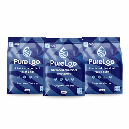 PureLoo Chemical Toilet Pods 3-pack - 48 pieces