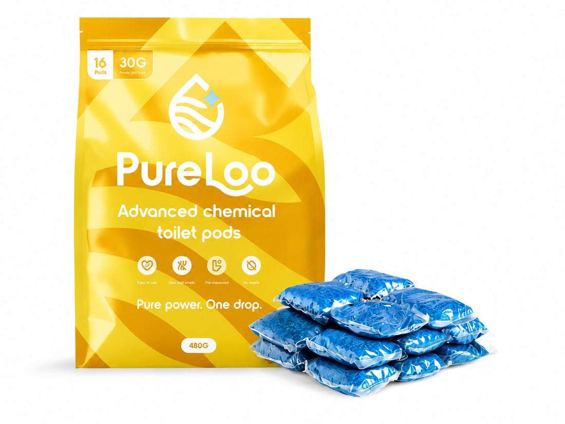 PureLoo Pod voor het chemisch toilet - 16 stuks - Pure Lemon Clarity